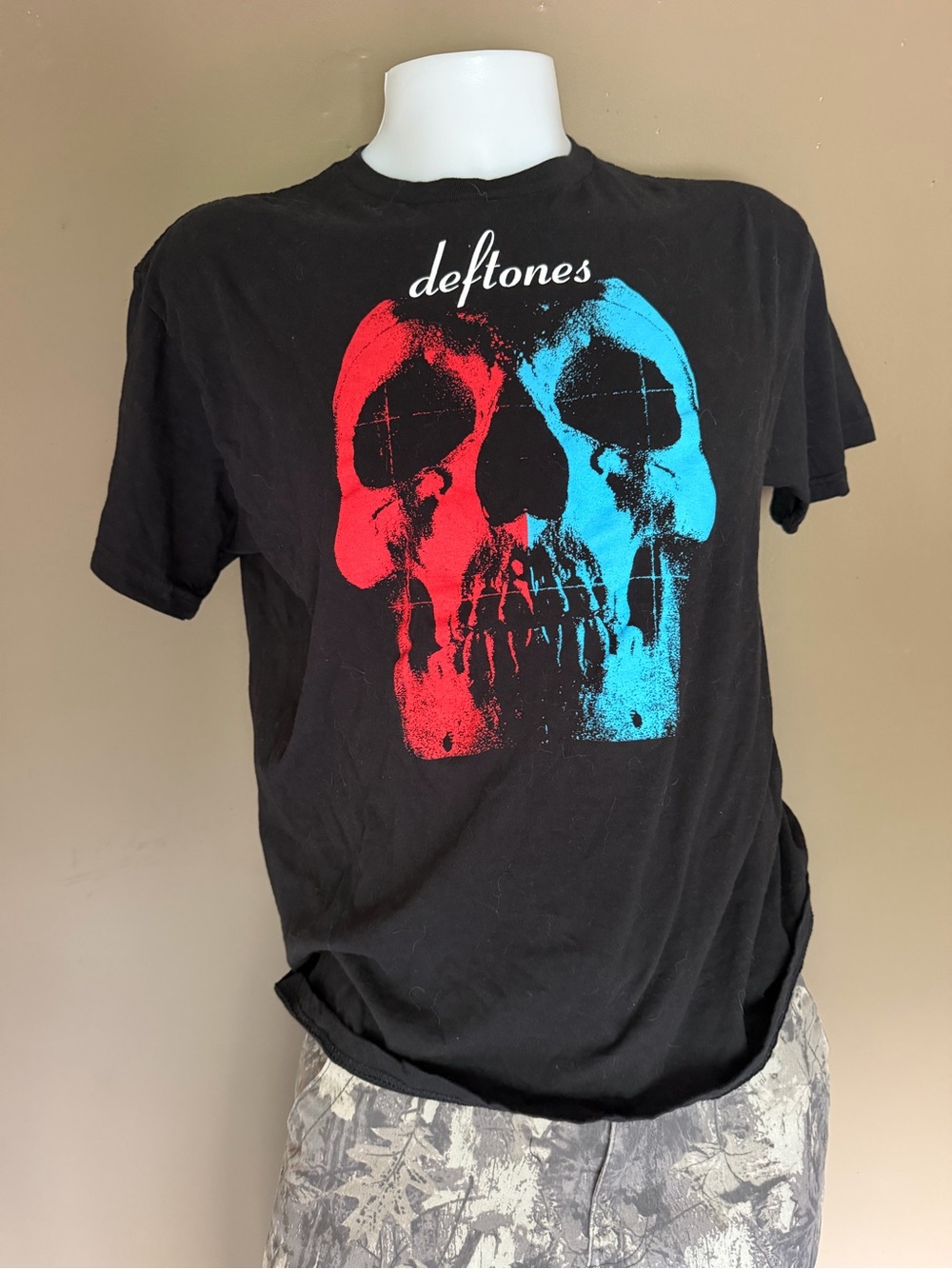 Deftones Black Graphic Band Tee XL